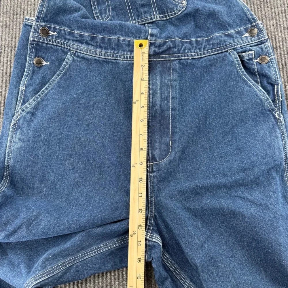 Craftsman Mens 32x32 Blue Denim Carpenter Overalls 100% Cotton Workwear